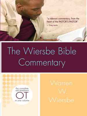 cover image of Wiersbe Bible Commentary OT